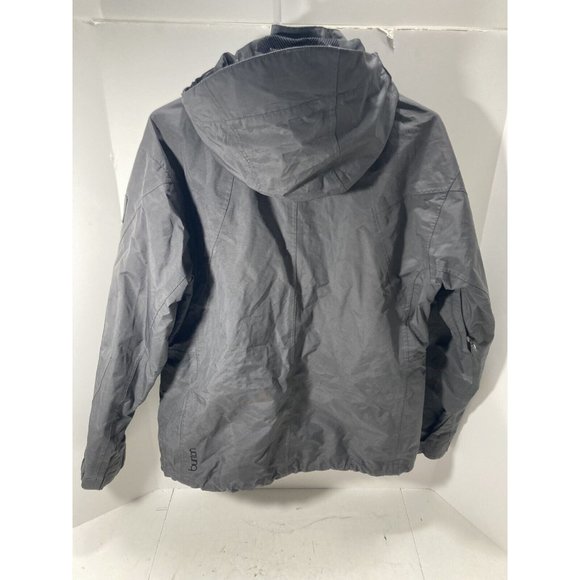 Burton Snowboard Jacket Ski Zip Up Soft Shell Hooded Jacket Grey Women’s Medium - Picture 4 of 7